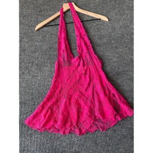 Victoria Secret Vintage Y2K Barbiecore Babydoll Romantic Lace Chemise Nightie xs